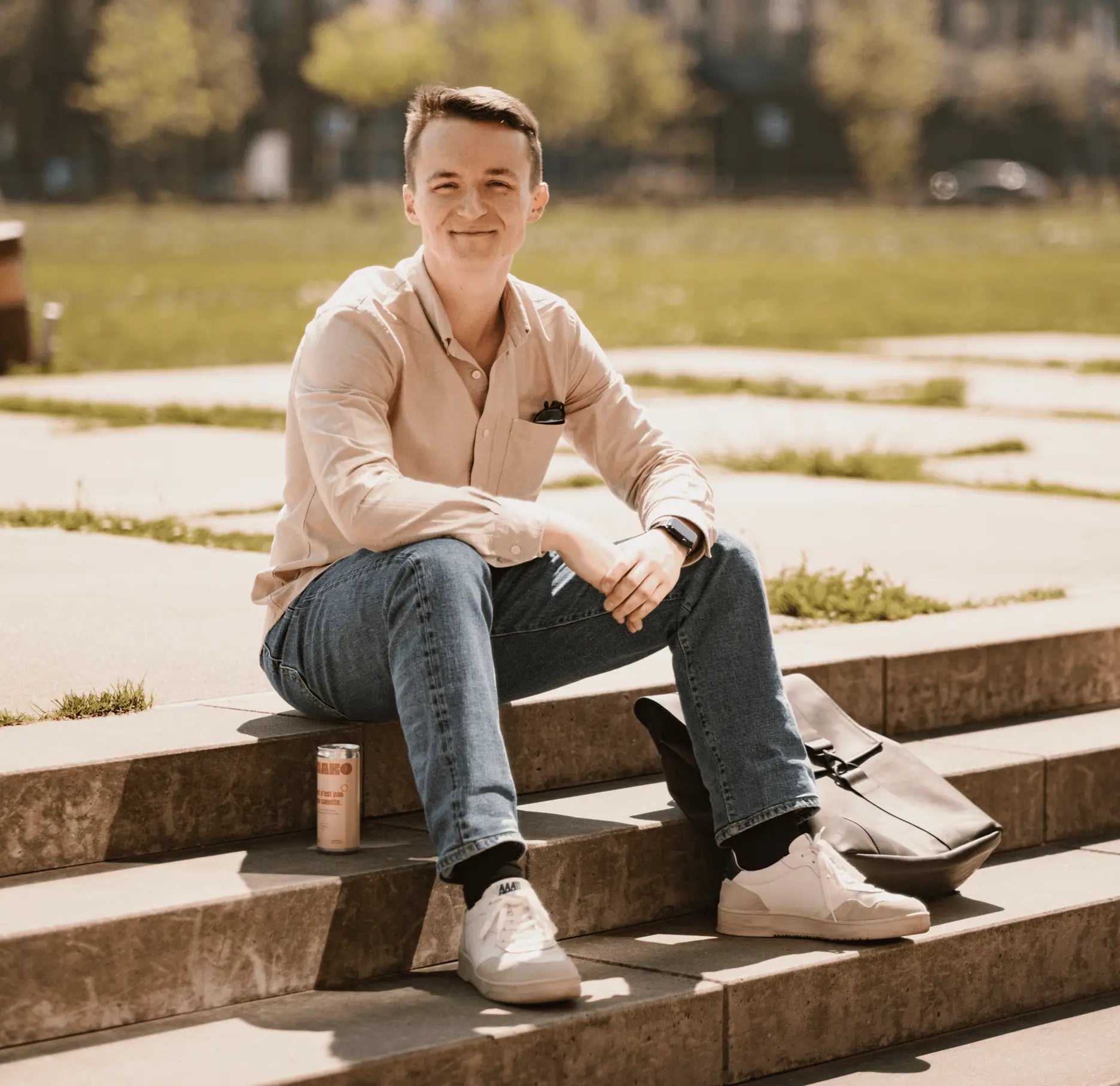 Antoine fondateur ENAKO boisson énergisante naturelle made in France Lille